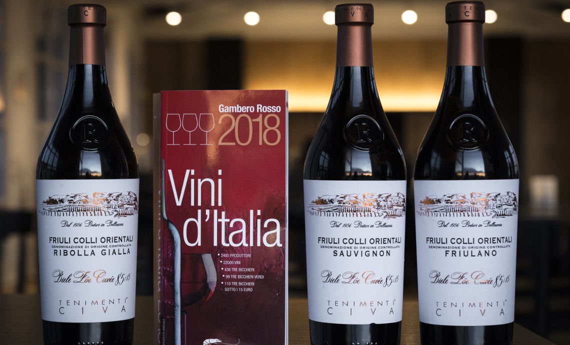 PIOGGIA DI PREMI ALLA QUALITÀ DEI VINI TENIMENTI CIVA