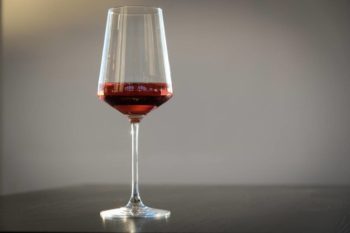 Calice vino rosato