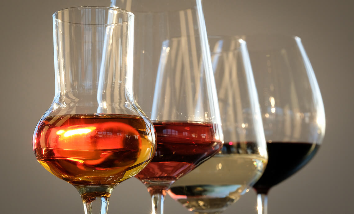 Tipologie di Bicchieri da Vino Rosso, Bianco e Spumante