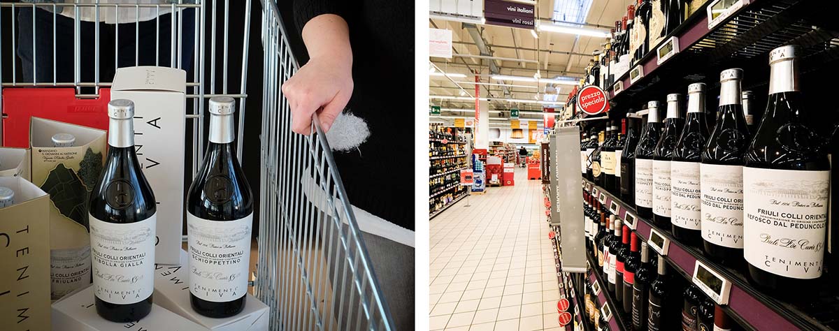 Vini Tenimenti Civa al supermercato GDO Comprare il vino al supermercato