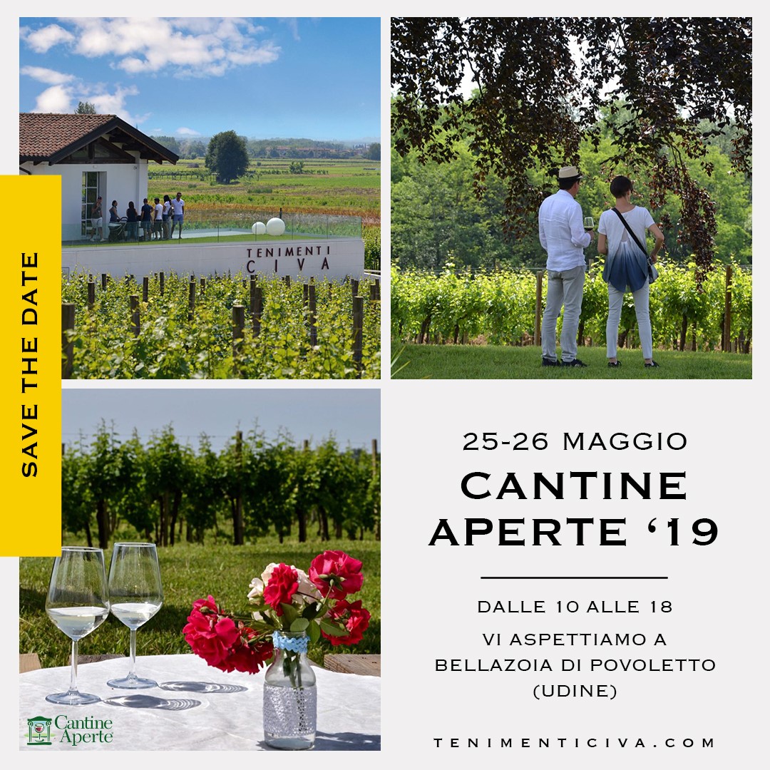 SAVE THE DATE! TENIMENTI CIVA 25 E 26 MAGGIO CANTINE APERTE 2019