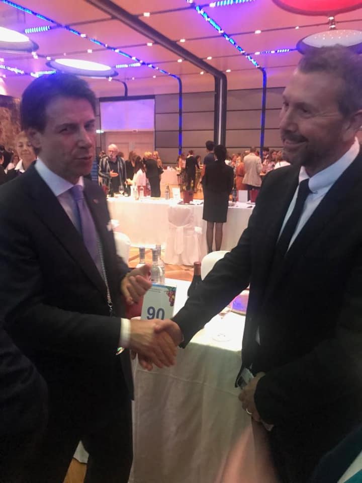 I complimenti del Premier Conte a Valerio Civa