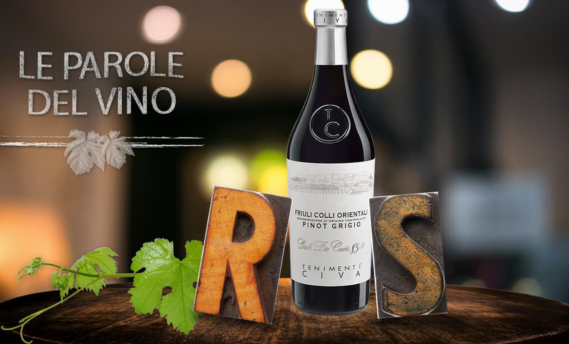 Le parole del vino con la R e la S
