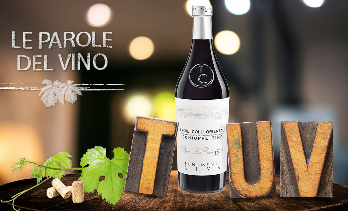Le parole del vino con la T, la U e la V