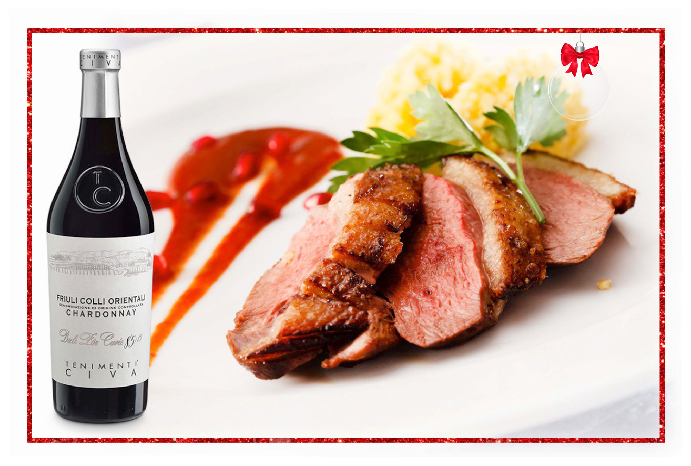 IL MENÙ DI NATALE con i VINI TENIMENTI CIVA