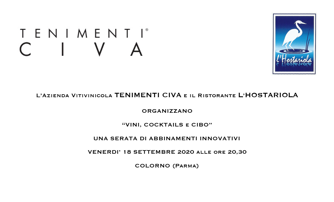 Wines, Cocktails and Food: an evening of innovative combinations with Tenimenti Civa